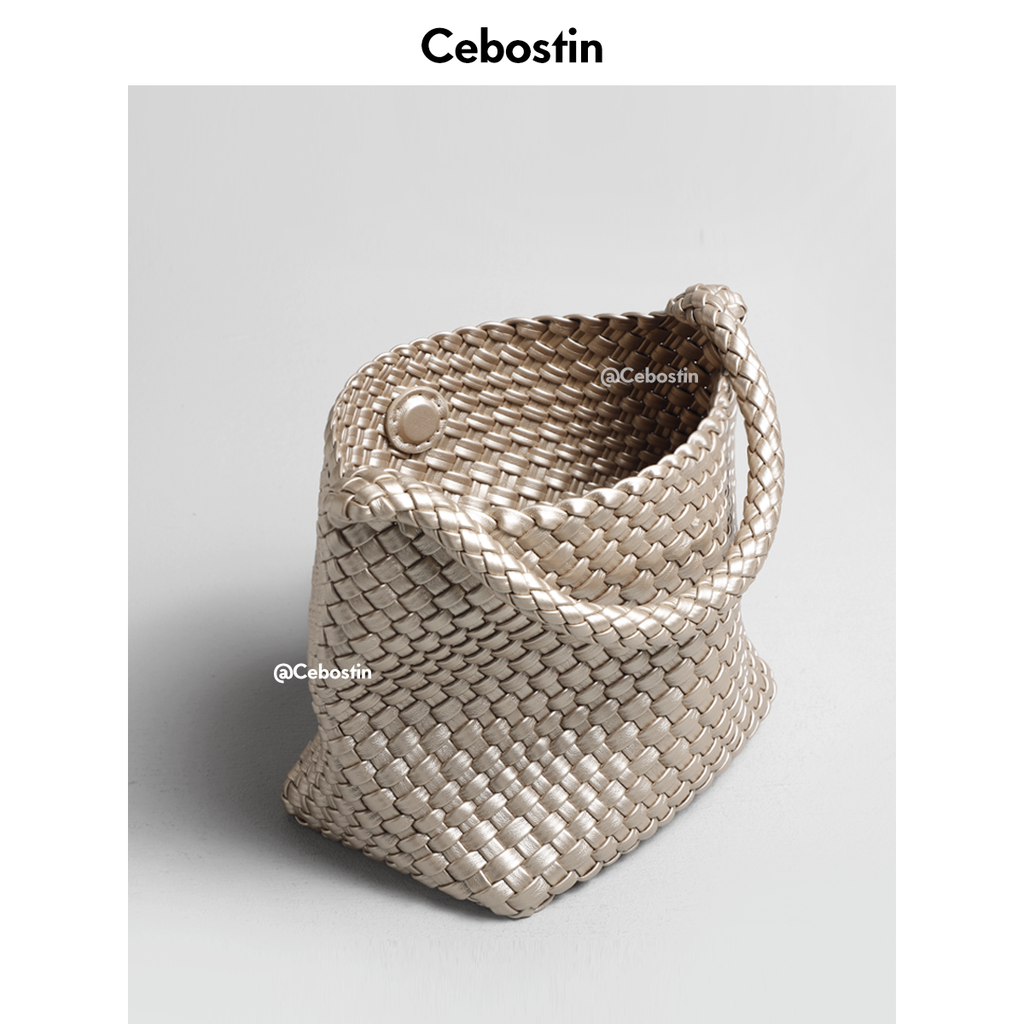 Cebostin Braided Large Capacity Oblique Span Bag
