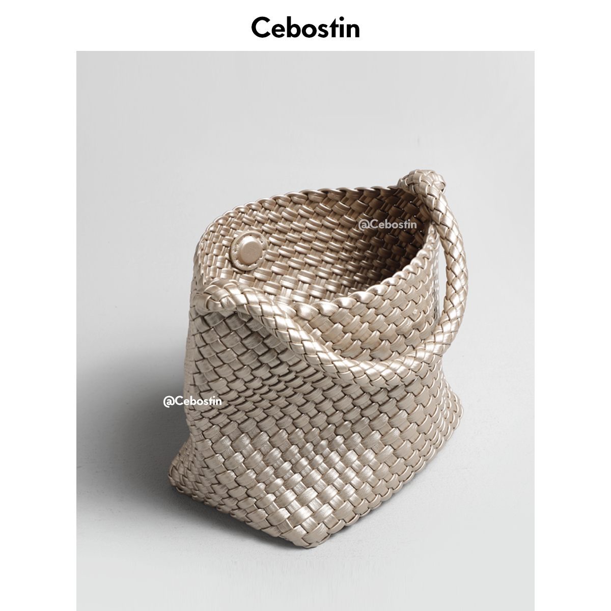Cebostin Braided Large Capacity Oblique Span Bag