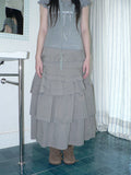 Ang: Project Irregular High Waist Side Zip Cake Skirt