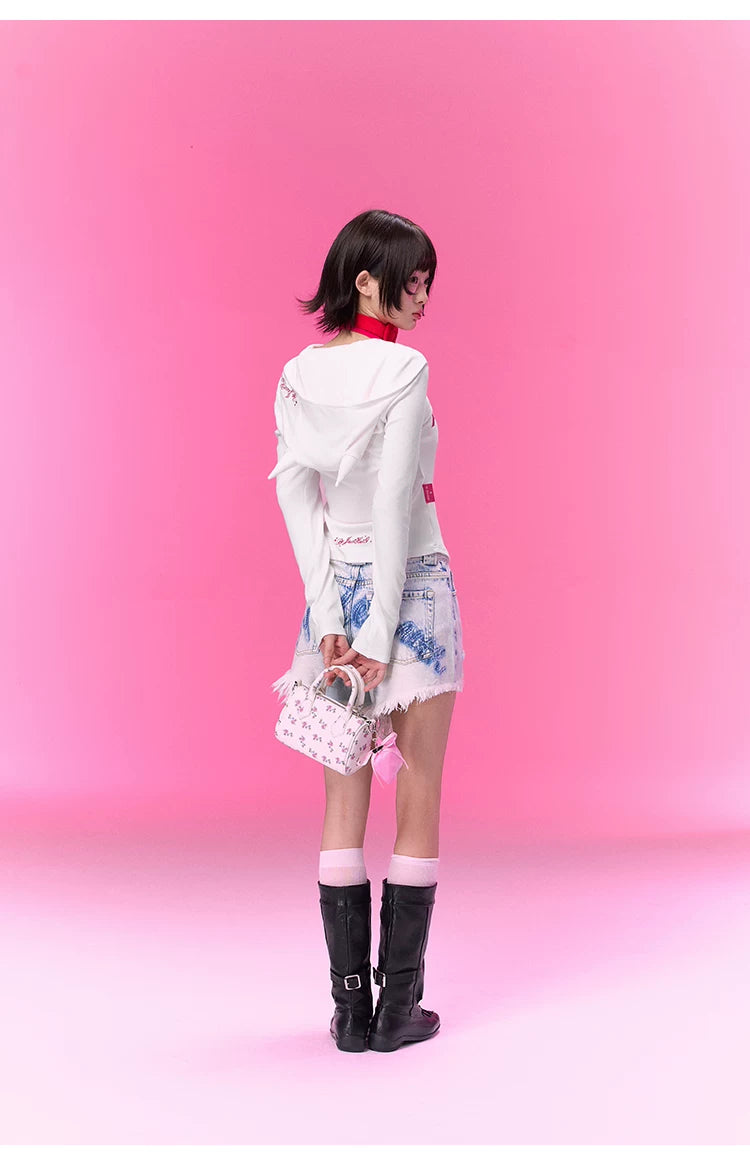 BJHG [Flying Girl Police Joint Name] Hooded Sweater