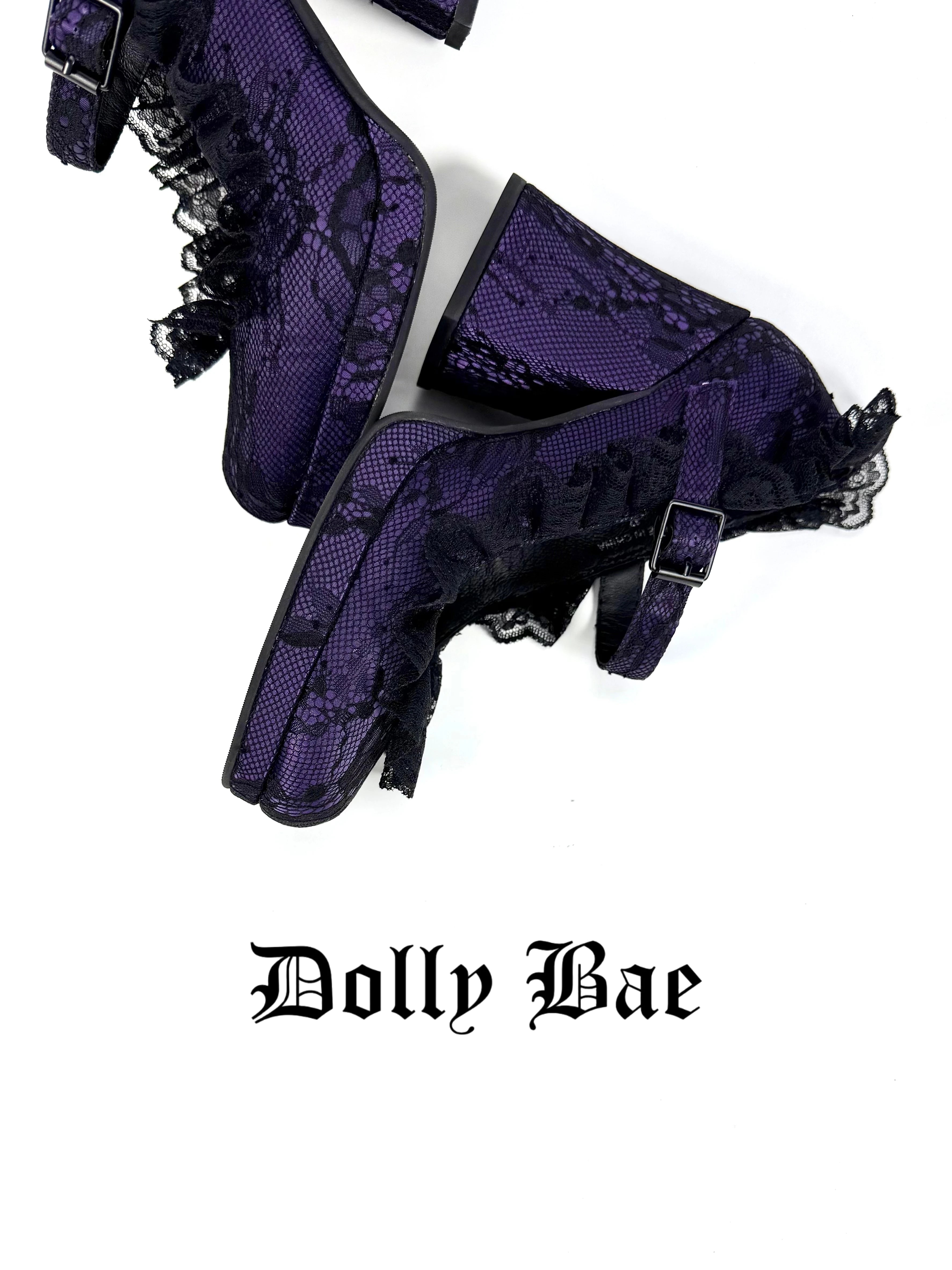 Dollybae Lace Thick Heels