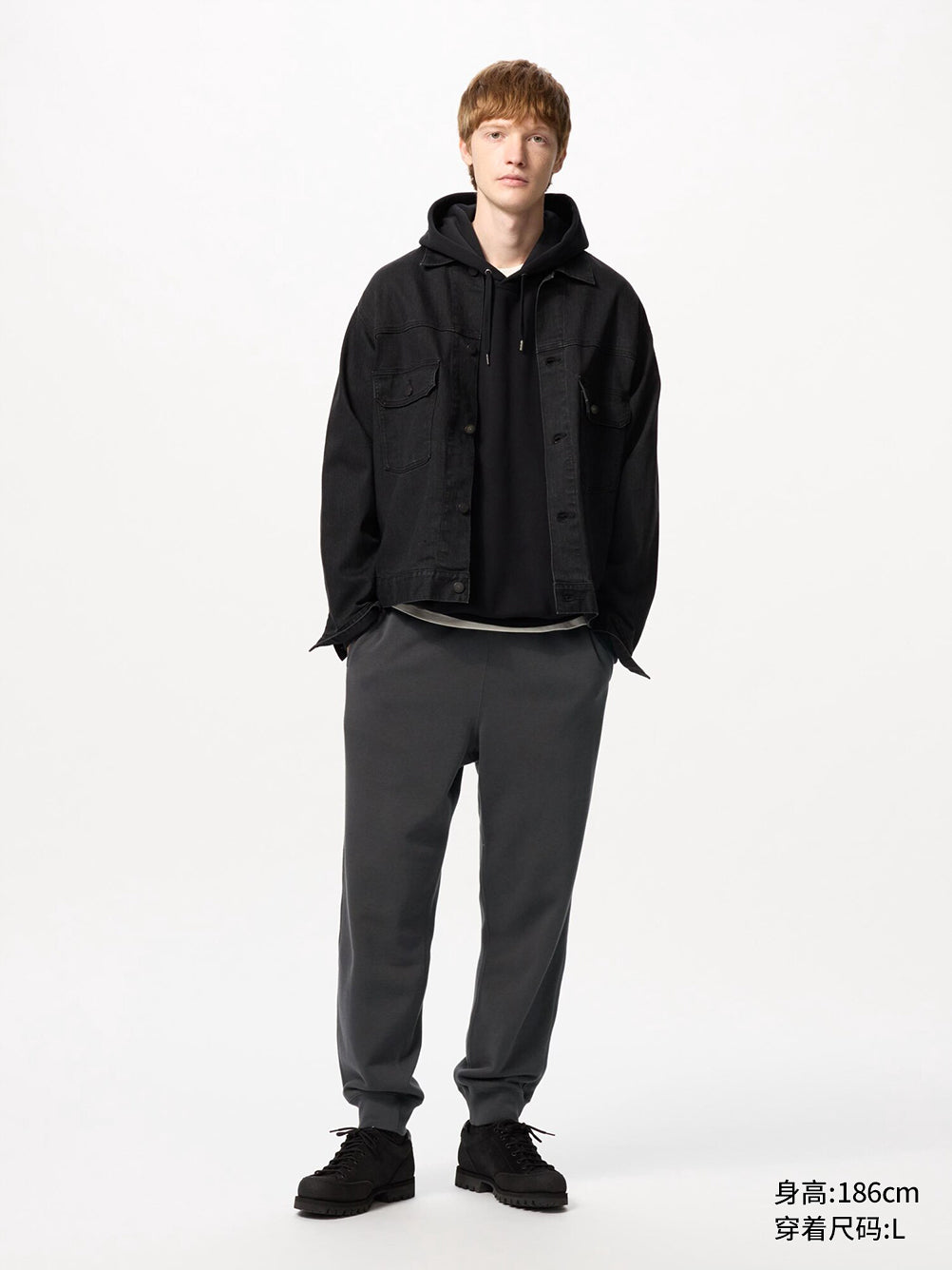 Uniqlo men's and women's sports trousers comfortable casual trousers guard pants loose 475382 465204 469930