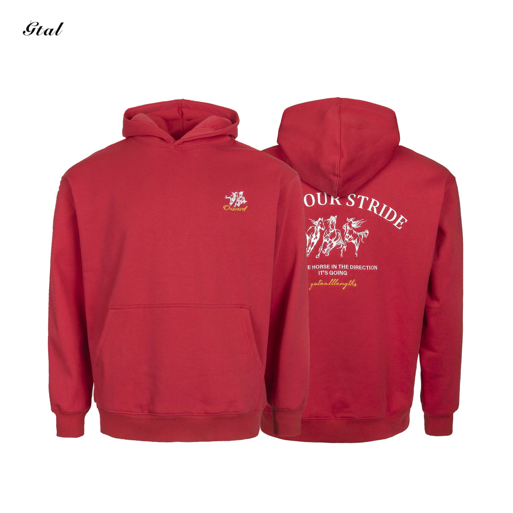 GTAL Hooded Embroidered Fleece Sweater