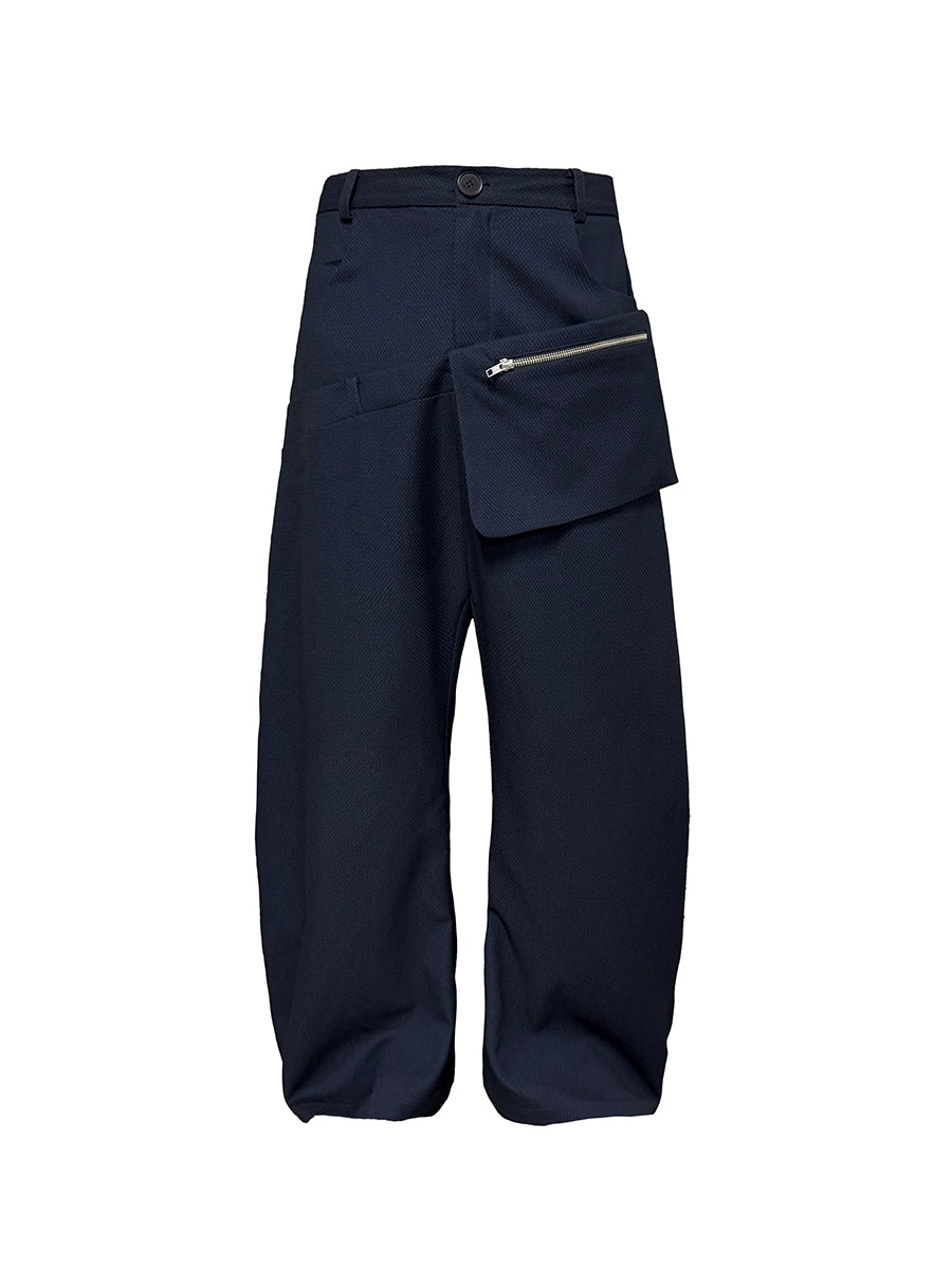 JCAESAR Double Waist Tooling Side Pocket Trousers