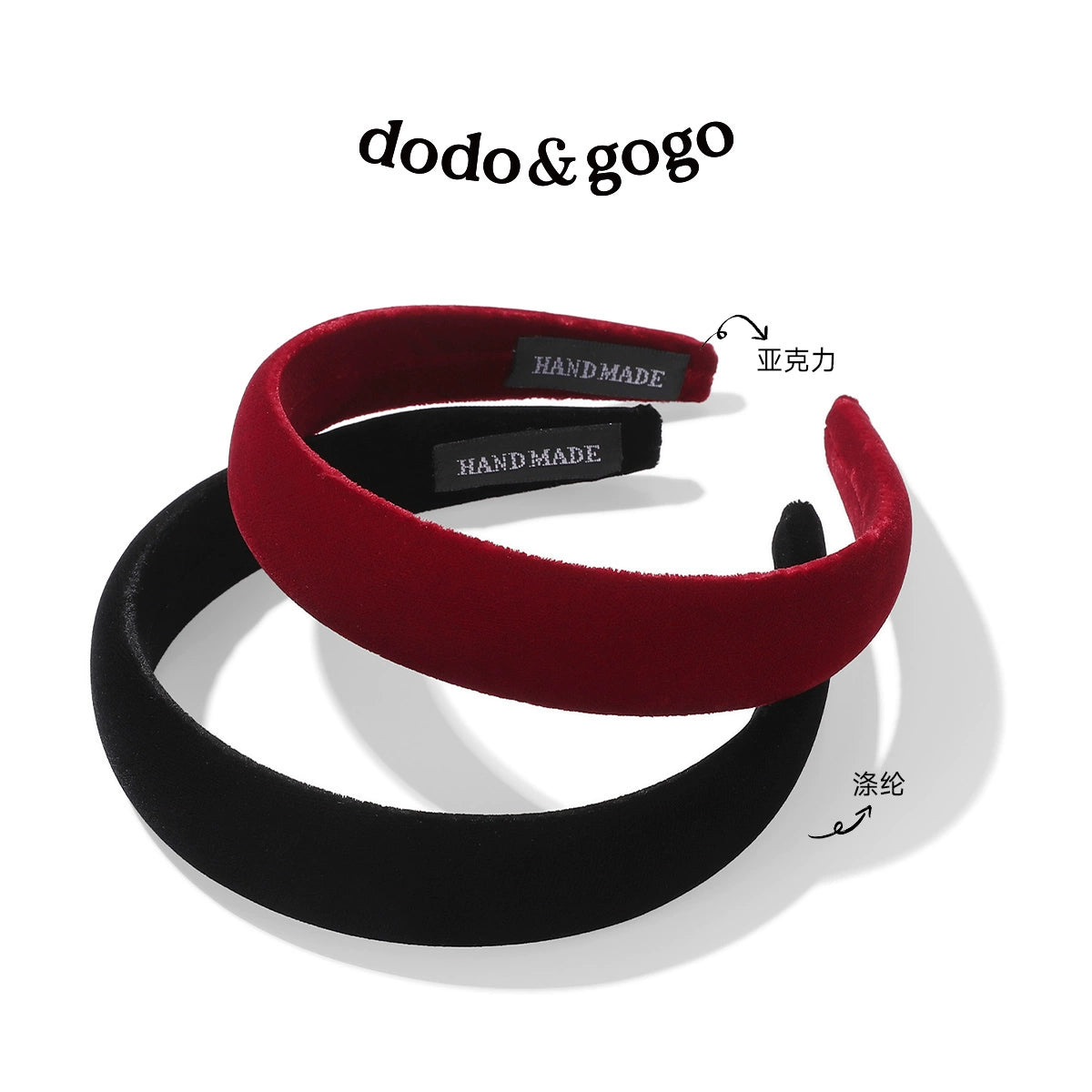 DODOGOGO Golden Velvet Simple Headband