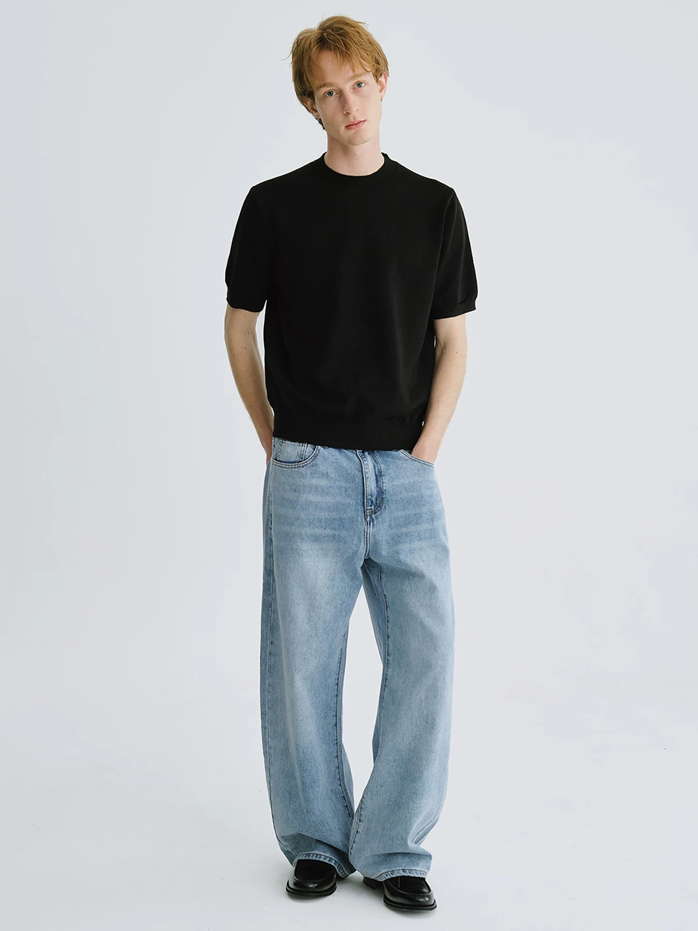 LIVINGTOWN Vintage Loose Straight High-Rise Jeans