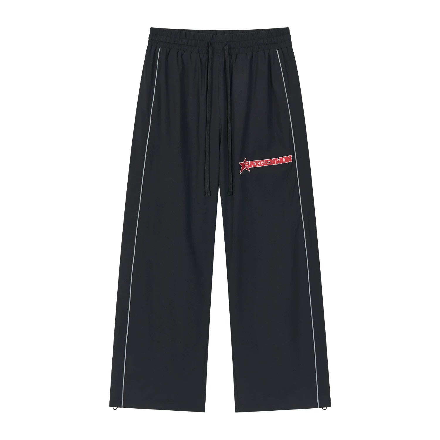 SAXGENWON Hooded Sports Jacket Embroidered Sweatpants Set