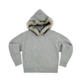 WHOOSIS Vintage Twisted Hooded Cardigan Sweater