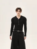 TURNTIDE Vintage Breasted Slim Slim Thin Shoulder Long Sleeves