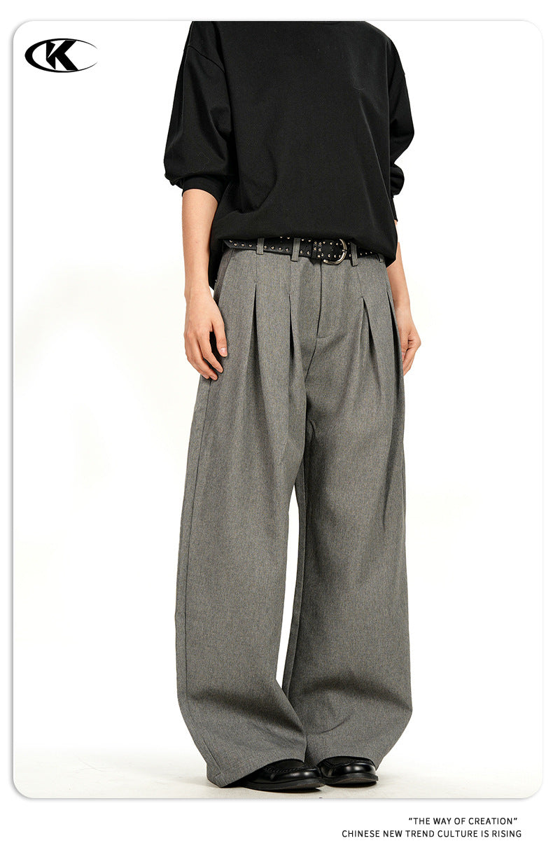 11KN Vintage Versatile Wide Leg Pants
