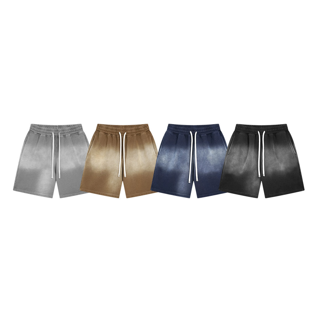ARTIE Spray-dyed Old Trendy Shorts