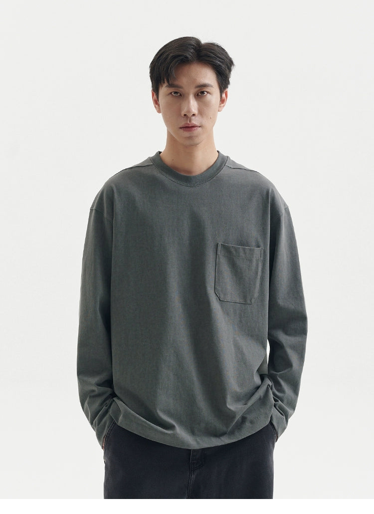 BUTTBILL Old Simple Retro Bottom Long Sleeve