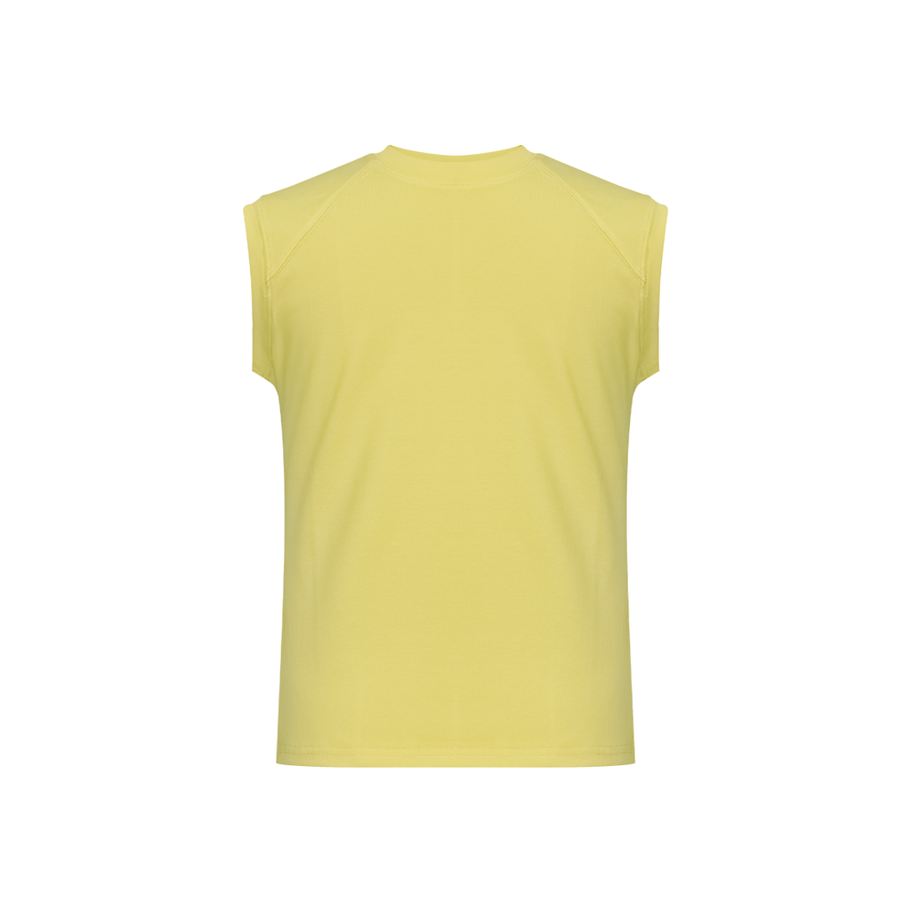 FUNKYFUN Slash Shoulder Line Split Stretch Vest