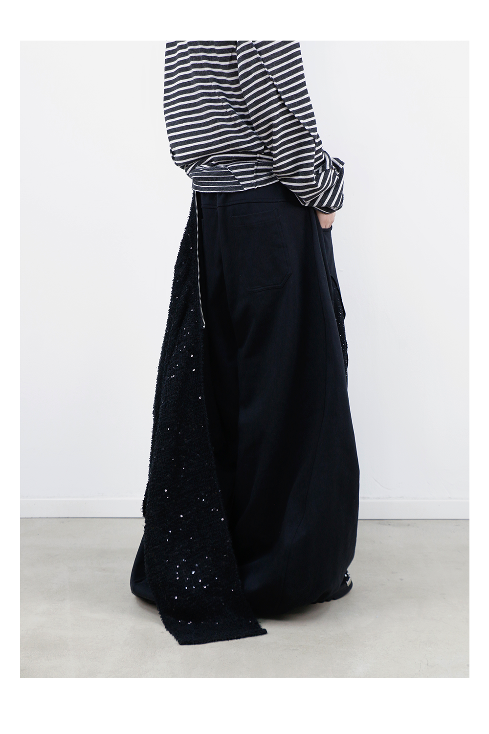 RELABEL Removable Fart Curtain Casual Sweatpants
