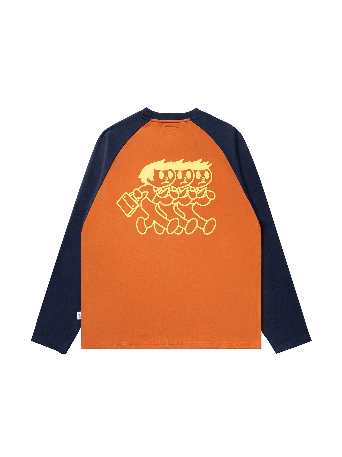 BENT IDEA Color Matching Shoulder Casual Long Sleeve
