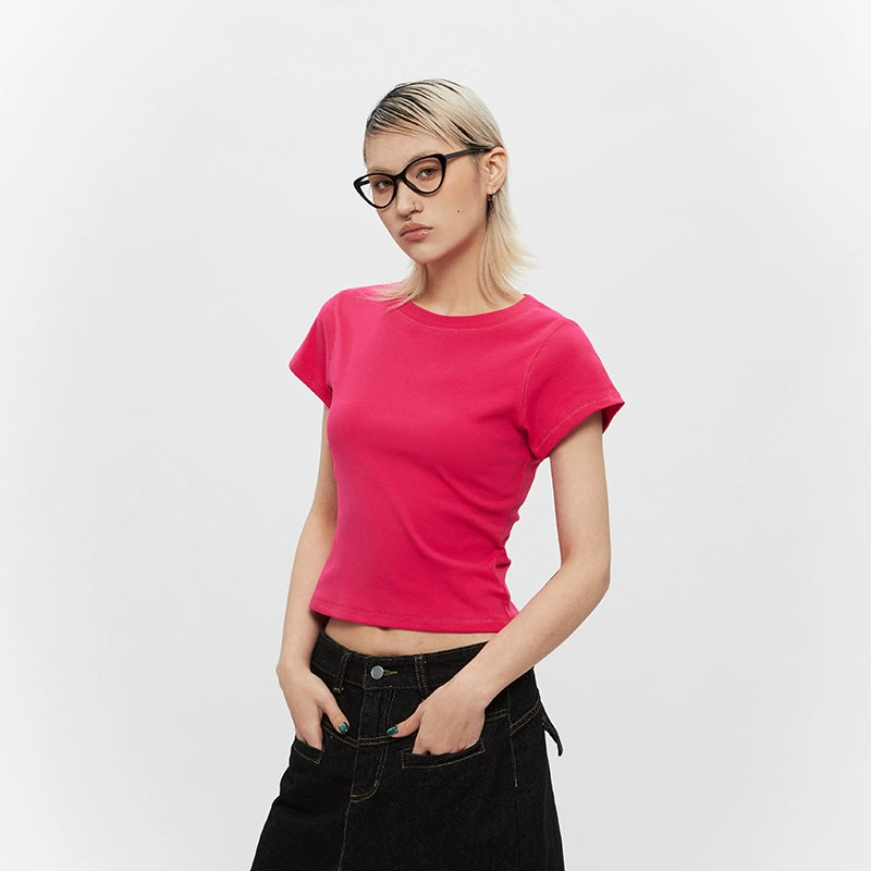 AIRHOOD Crew Neck Slim Shoulder Tee