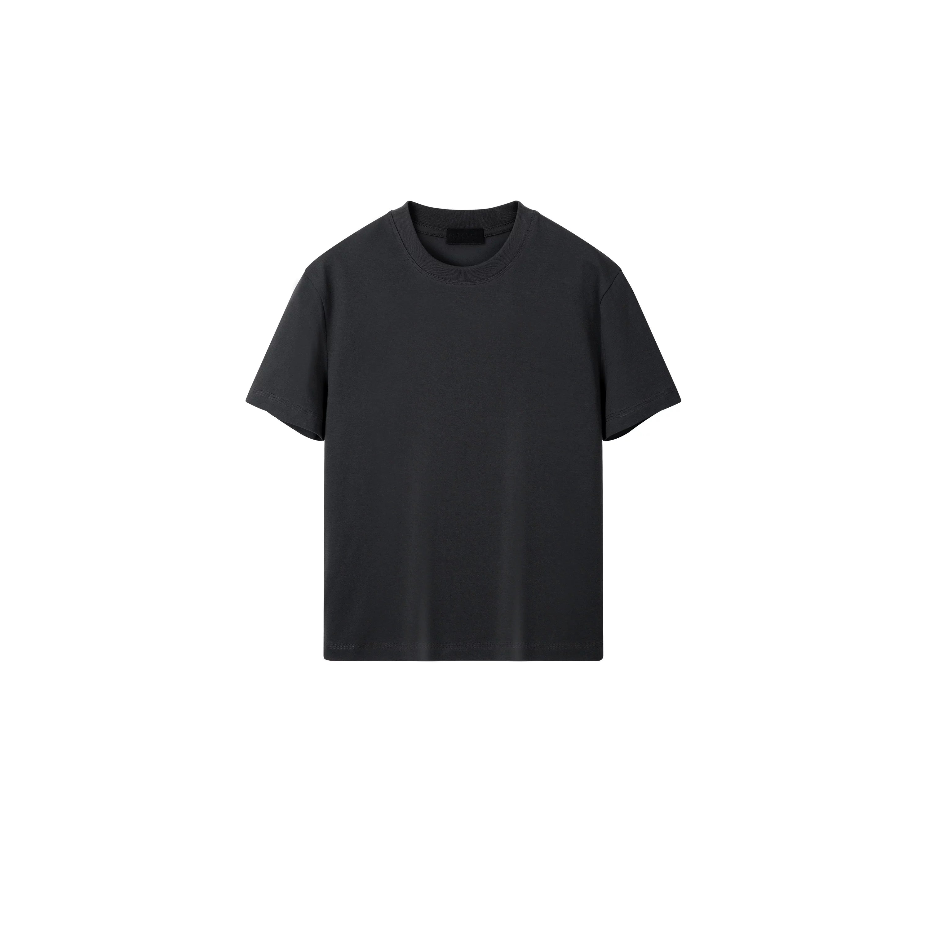 PLUS NO LOGO Casual Front Shoulder Short Sleeve Fitness Tee