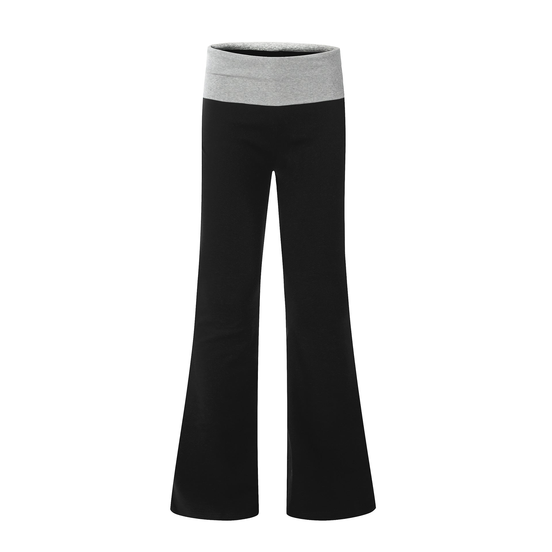 11KN women Low Waist Micro-pull Yoga Casual Pants 95% Cotton