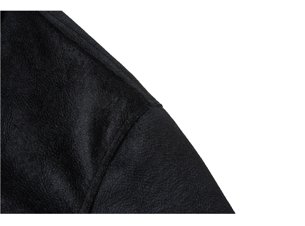 EME Retro Fleece Casual Lapel Jacket