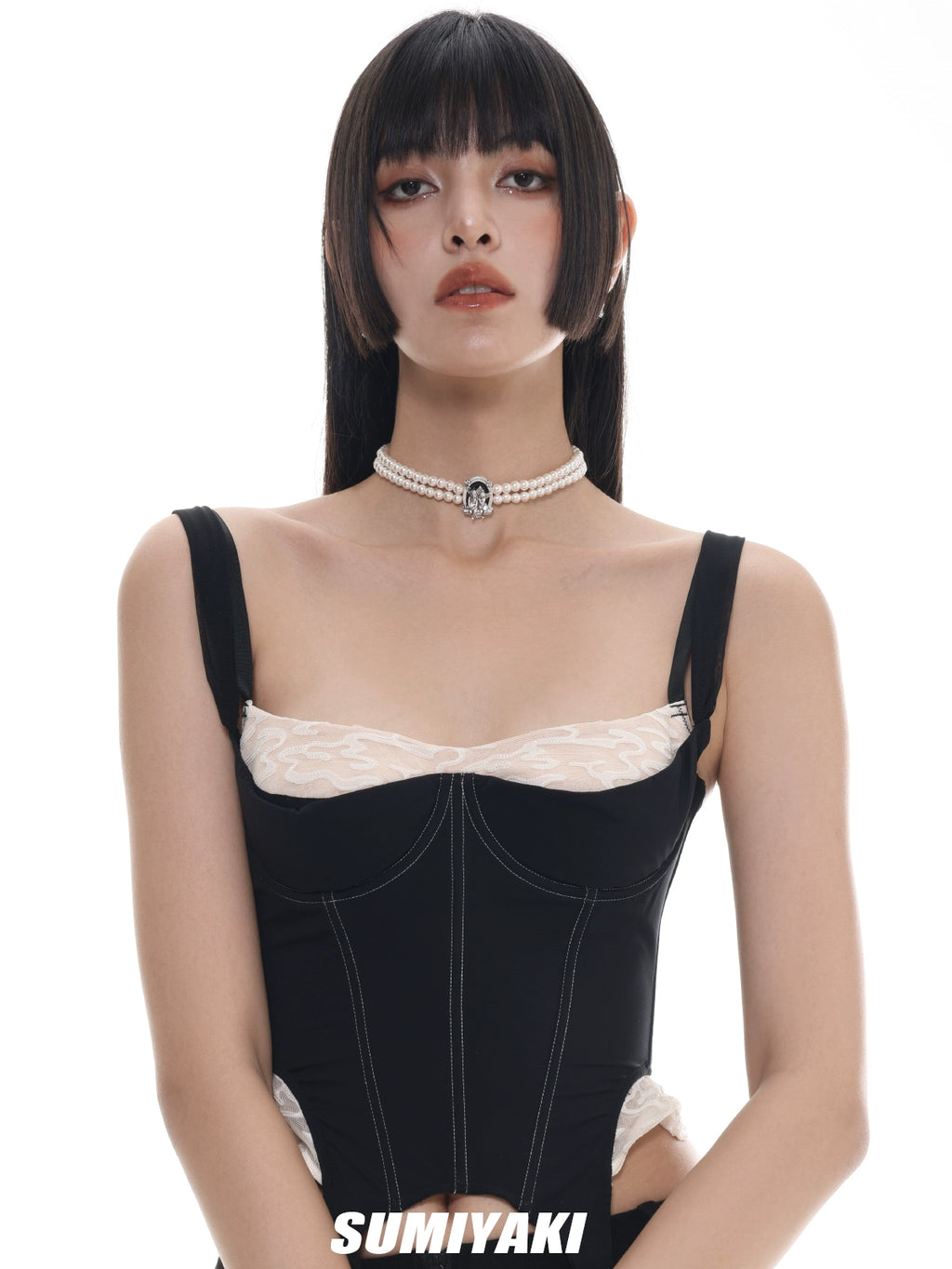 SUMIYAKI Retro Pearl Premium Texture Niche Necklace