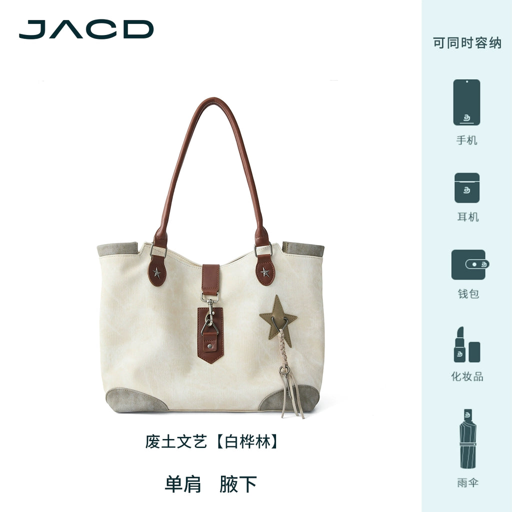 JACD Retro Large Capacity Shoulder Handbag