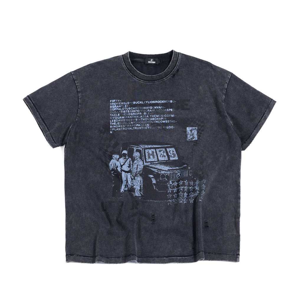 HAS2SONS Loose Round Neck Casual Tee
