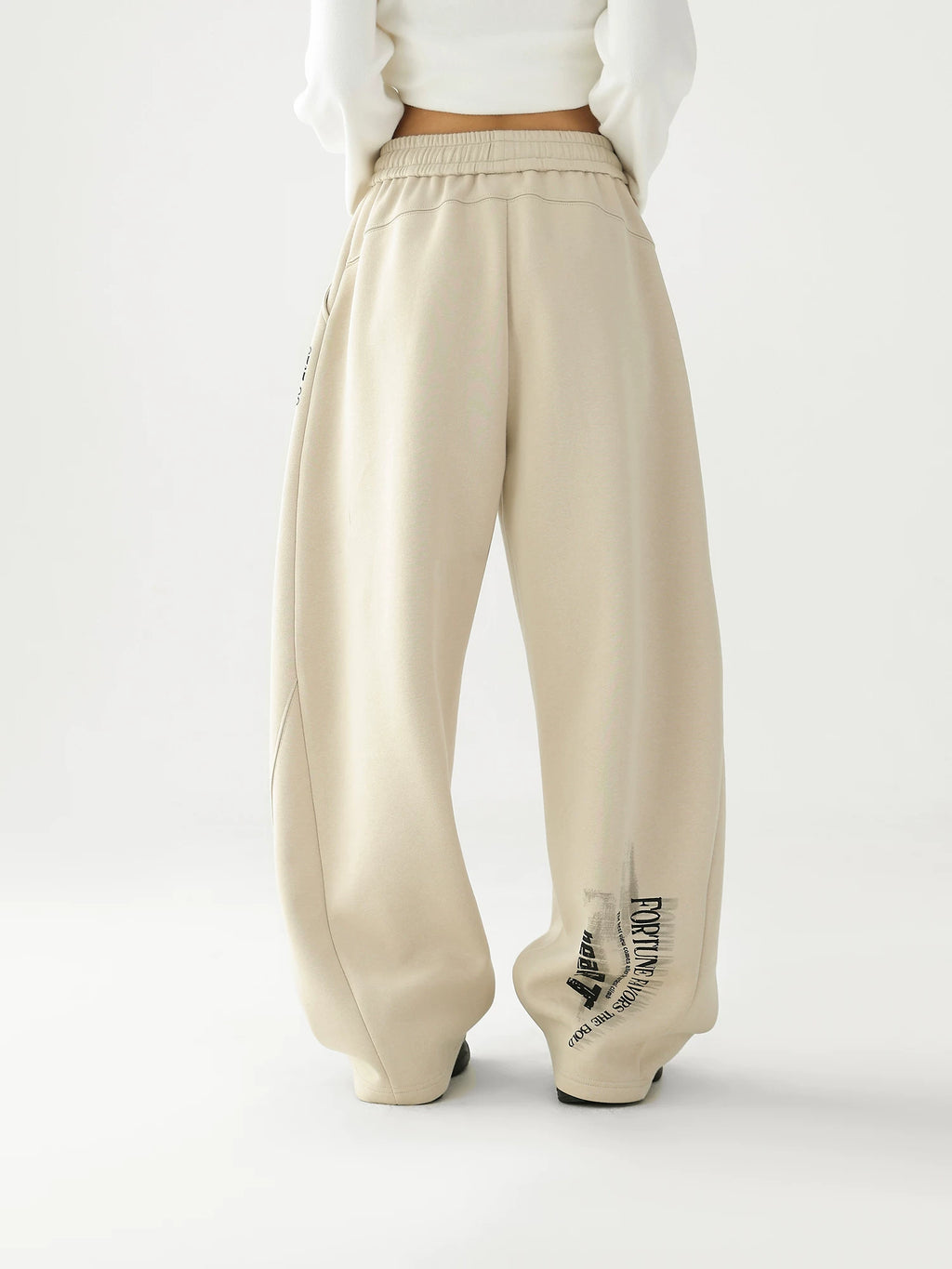 AceStudios Casual Letter Print Drawstring Sweatpants
