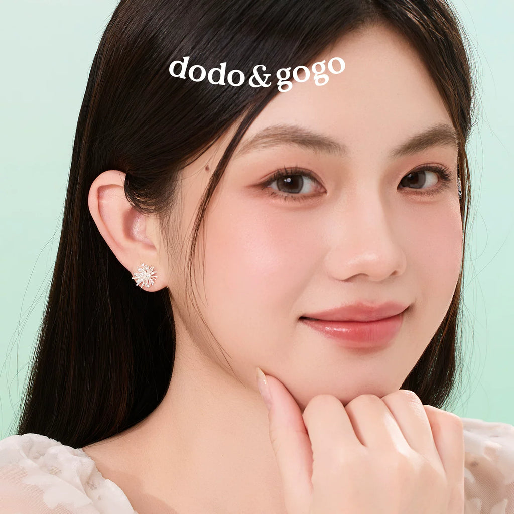DODOGOGO Fireworks Light Luxury High-end Earrings