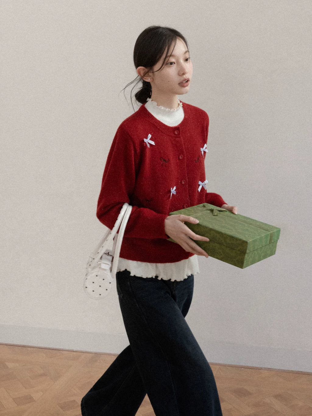 Cantonstory Knitted Cardigan Sweater
