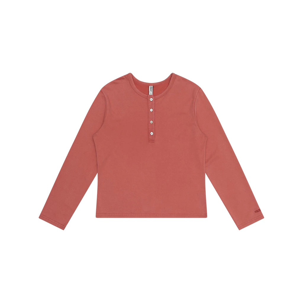 MMBBT Button Embroidery Simple Long Sleeve