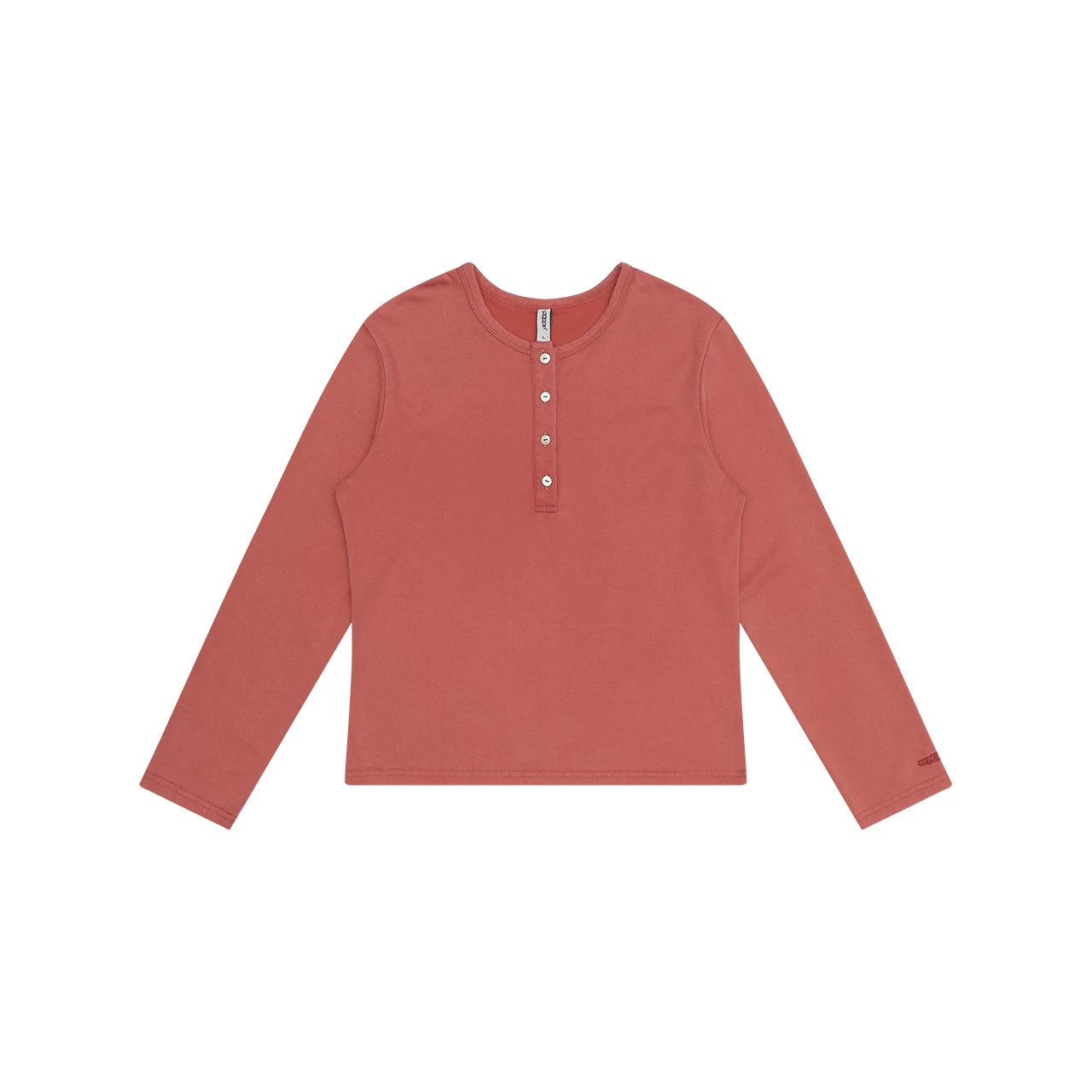 MMBBT Button Embroidery Simple Long Sleeve