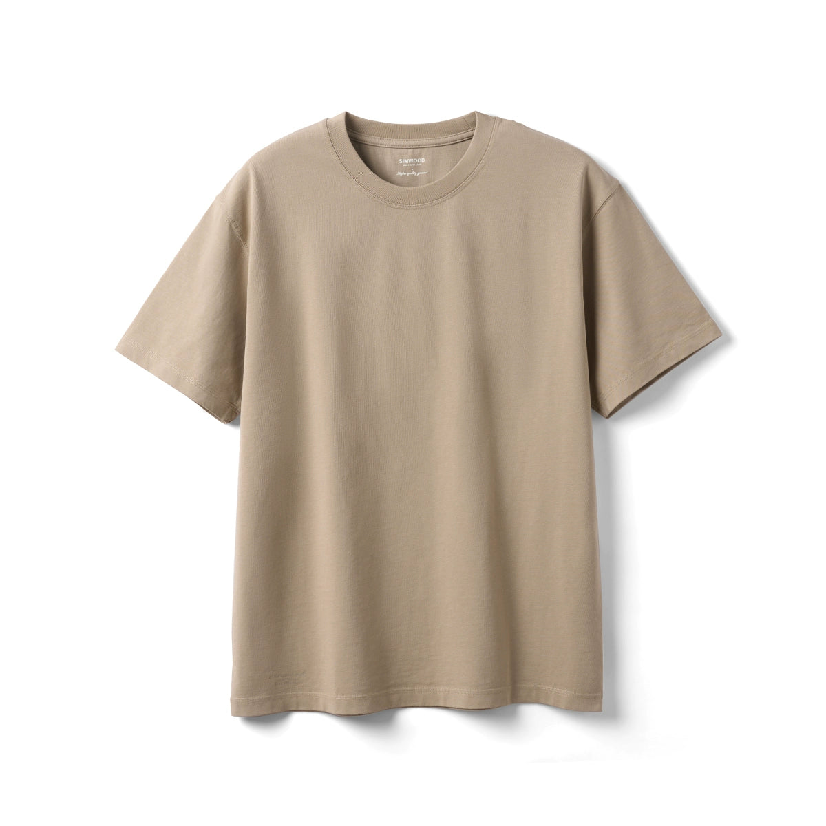 Simwood Basic Heavy Casual Round Neck Tee