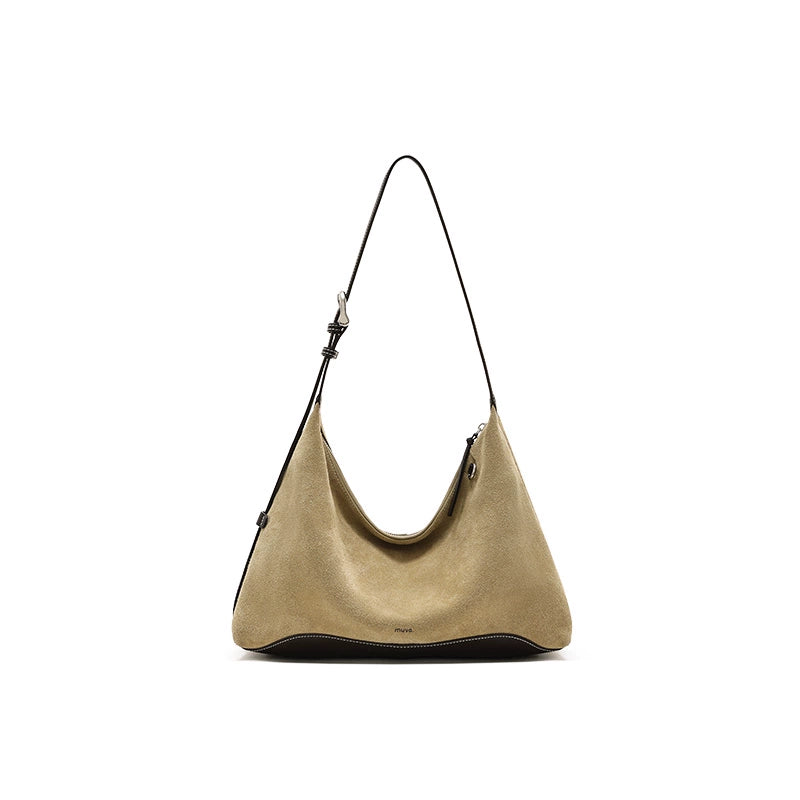 MUVA Leather Large Capacity Shoulder Bag