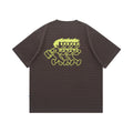 BENT IDEA Absentee Kid Print Striped Casual Tee