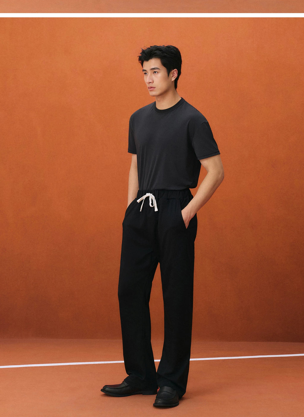 NO LOGO Cool Breathable Light Straight Casual Sweatpants