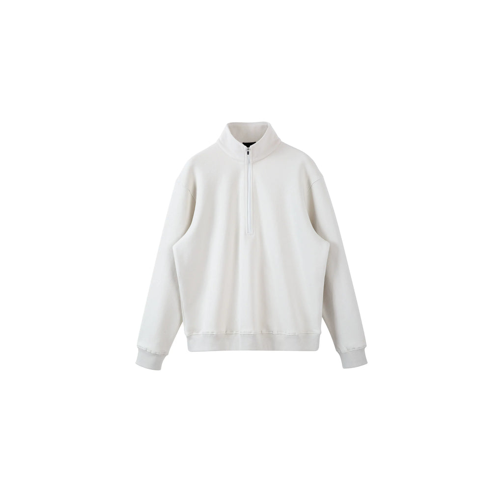 PLUS NO LOGO Half Zipper Polished Sweater