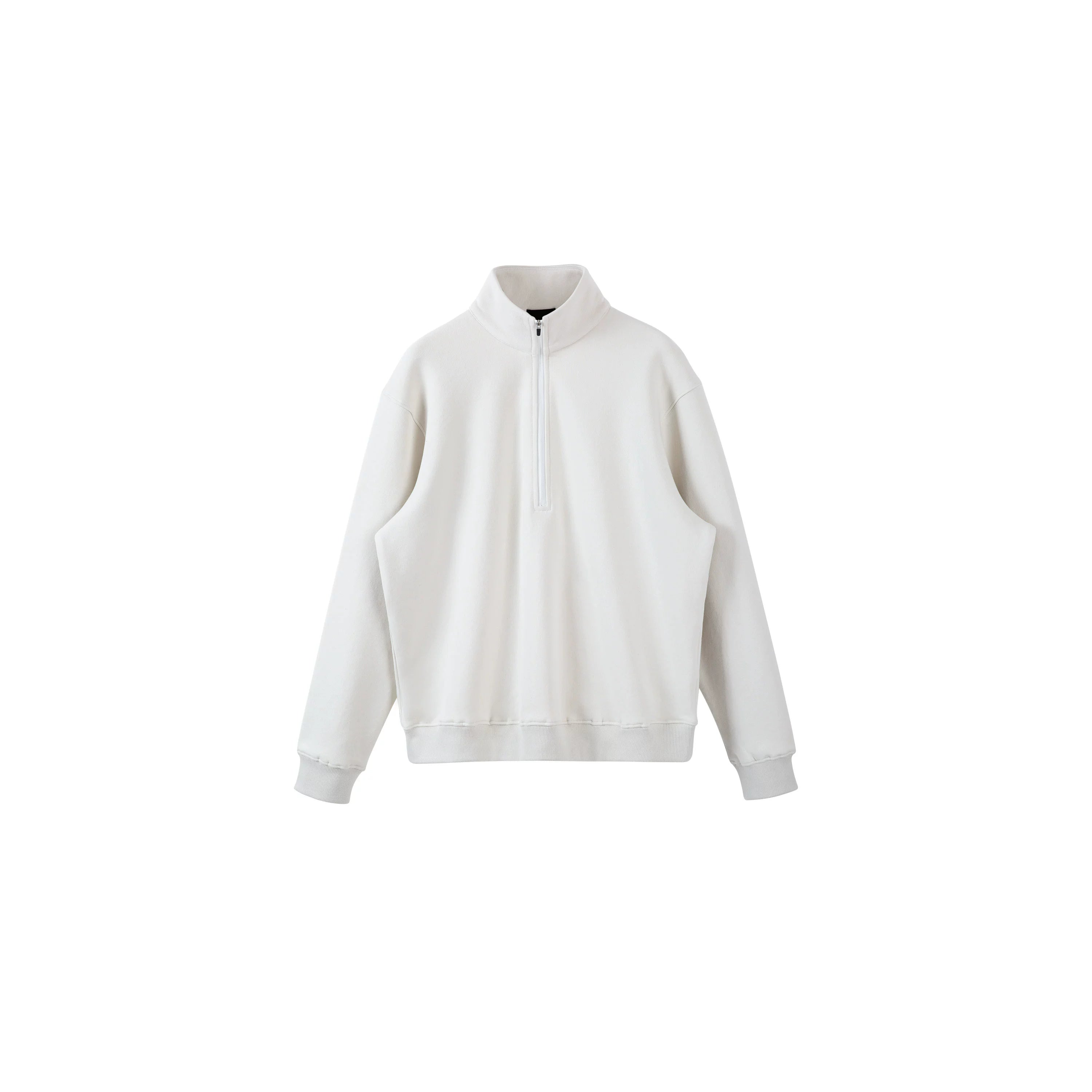 PLUS NO LOGO Half Zipper Polished Sweater