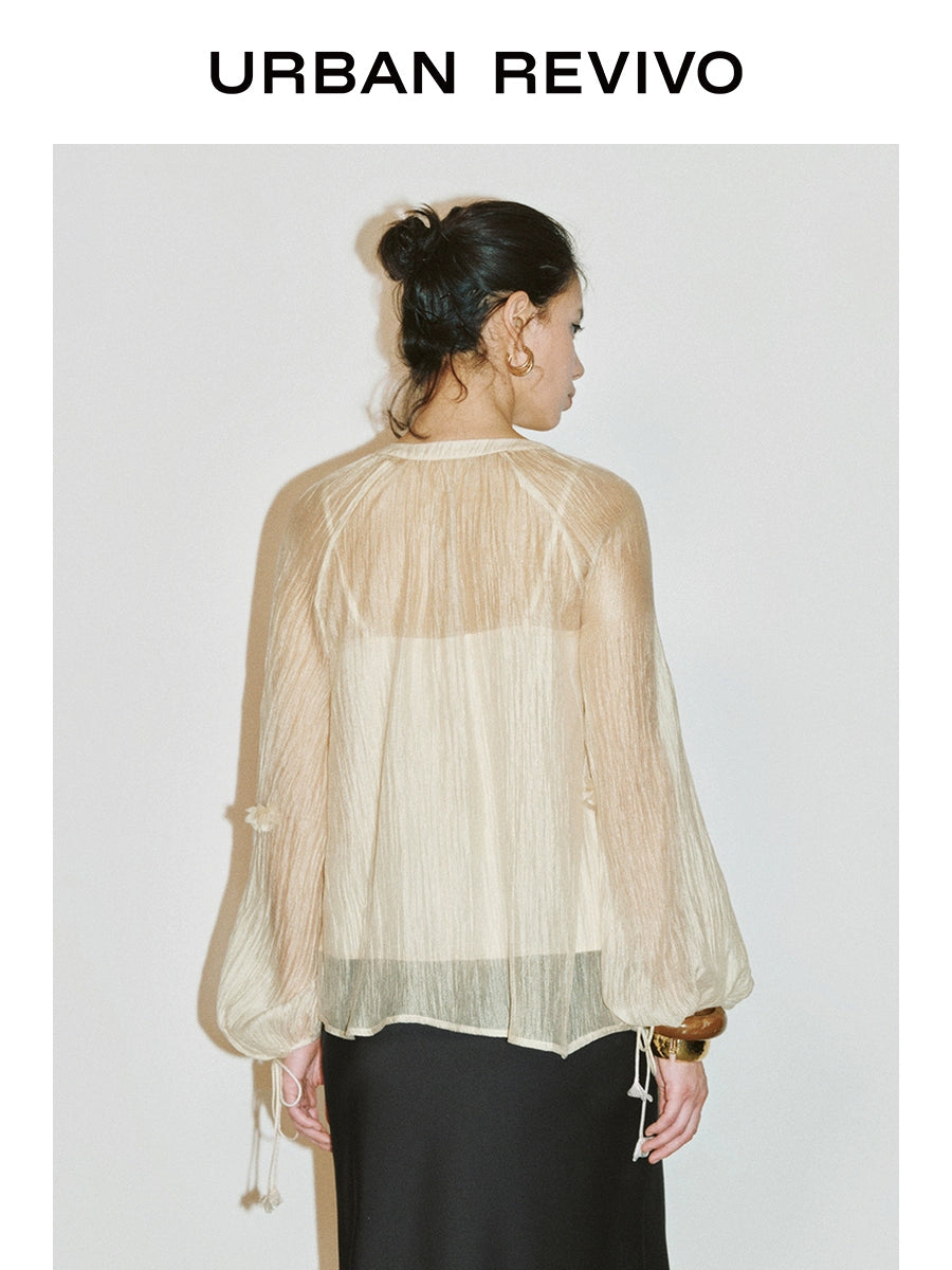 URBAN REVIVO Spicy Flower Blouse Shirt