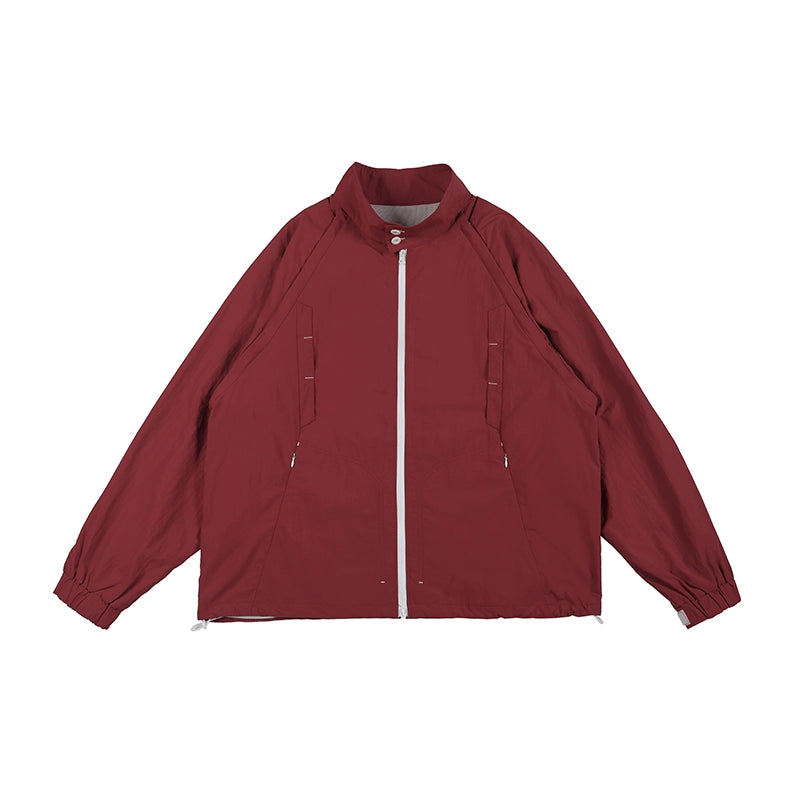 NOEARS Japanese Retro Loose Stand-up Jacket