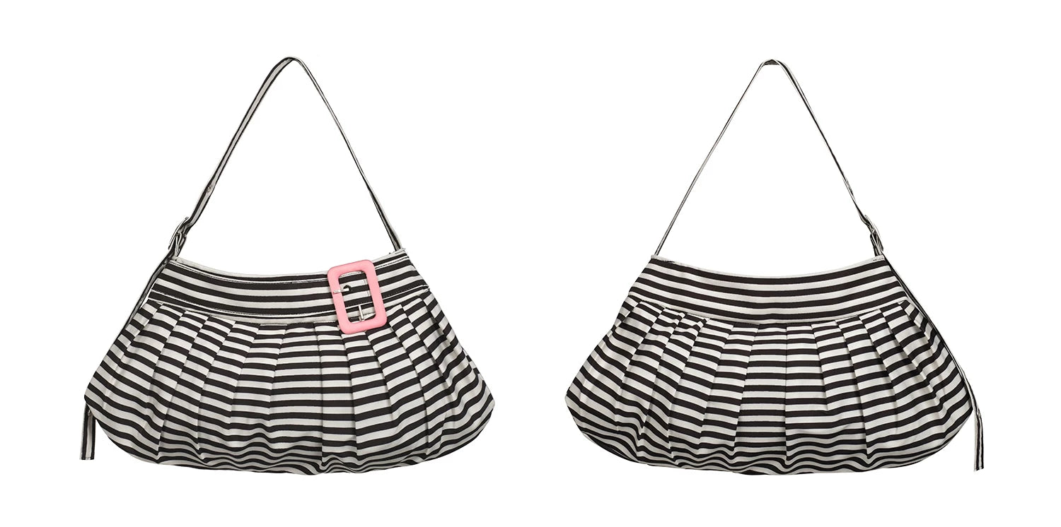 Costustoot Striped Polka Dot Underarm Shoulder Bag