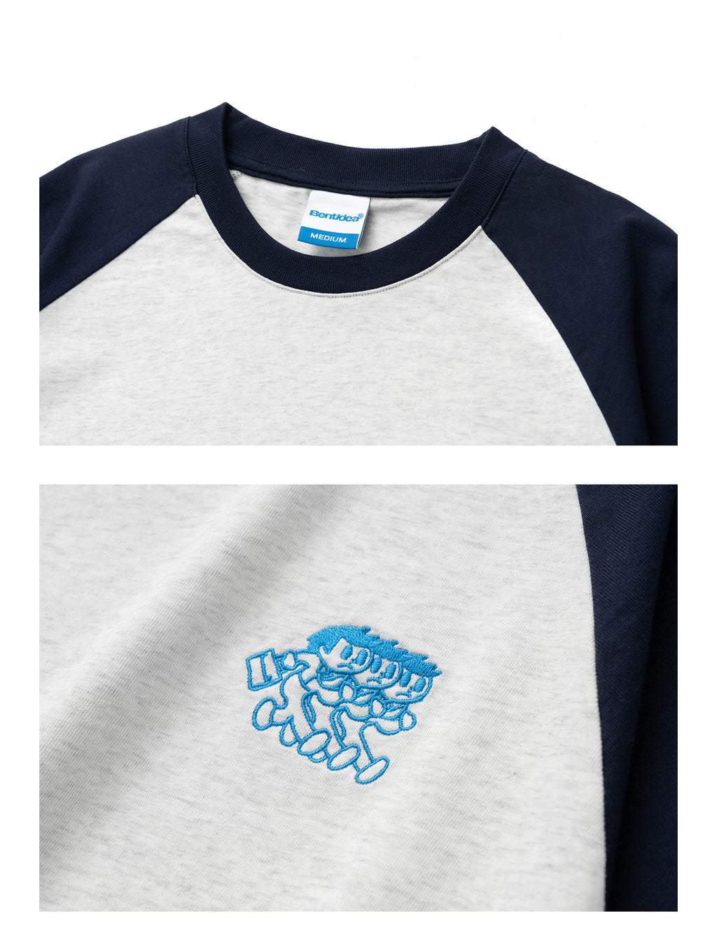 BENT IDEA Vintage Versatile Shoulder Tee