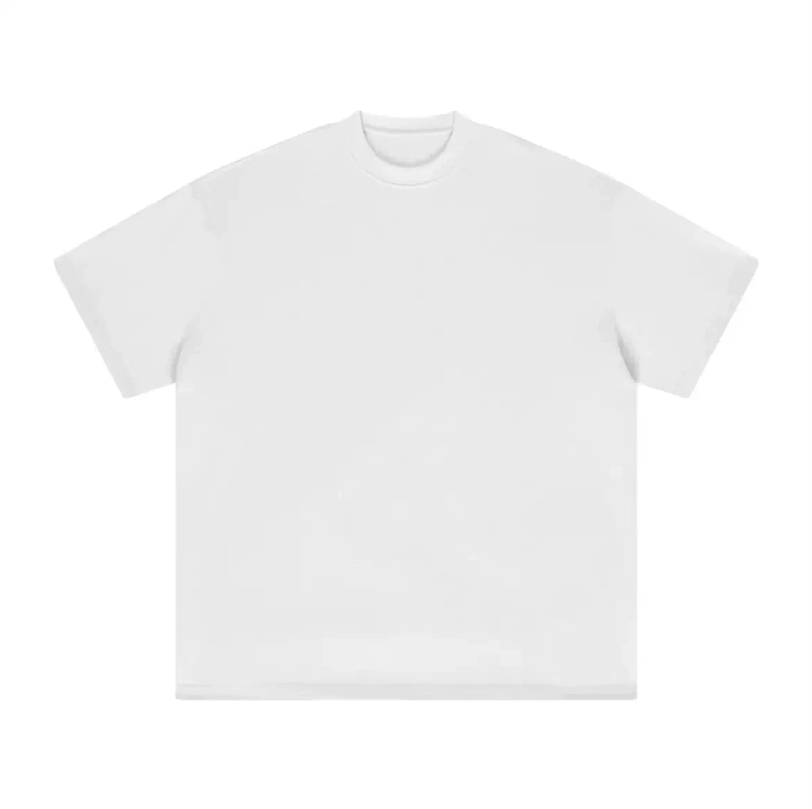 Blank: Map Oversized Small Neckline Casual Tee