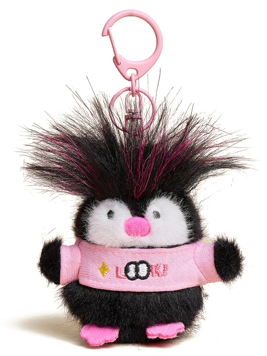 HAVEROSE Straight-A Student Penguin Bag Keychain Plush Pendant