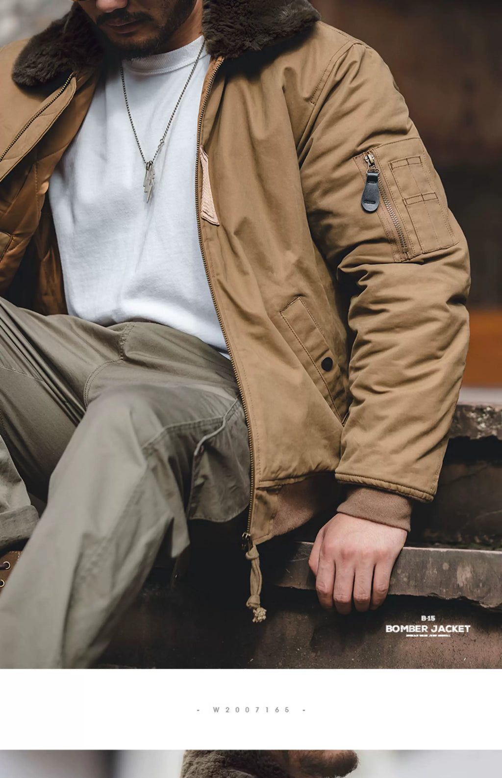 Madden B15 mountain cotton bomber jacket