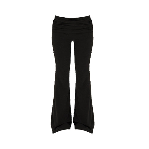LINY LIBERTY Vintage Alphabet Print Sweater Knitted Micro-pull Trousers Set