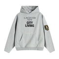 Loopsoon Letter Badge Print Design Series Sweater/sweatpants/culottes