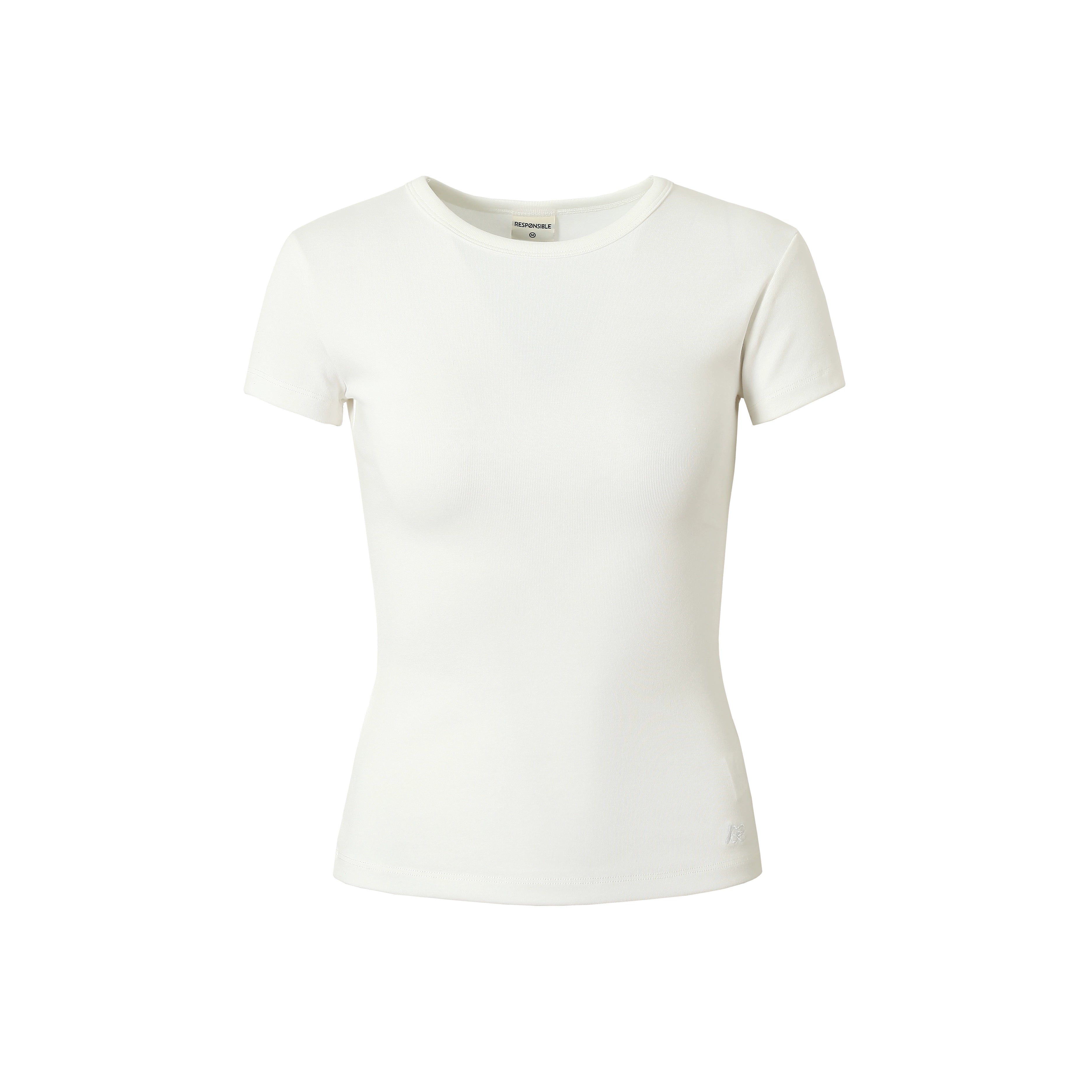 RPB BRAND Simple Fashion Front Shoulder Slim Waist Tee