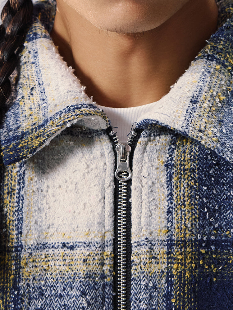 Remedy plaid SPRING Lapel jacket