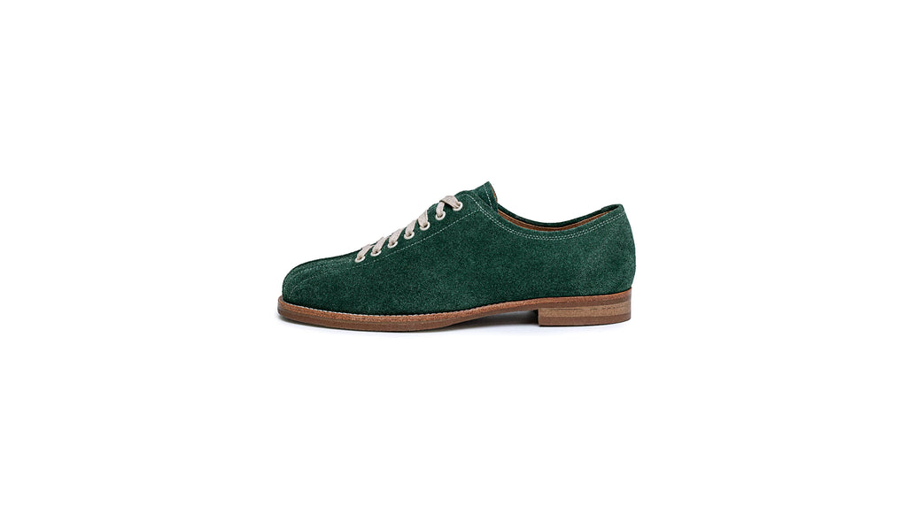 TERRAKOO Retro Sports Leather Platform Height-enhancing Bowling Shoes