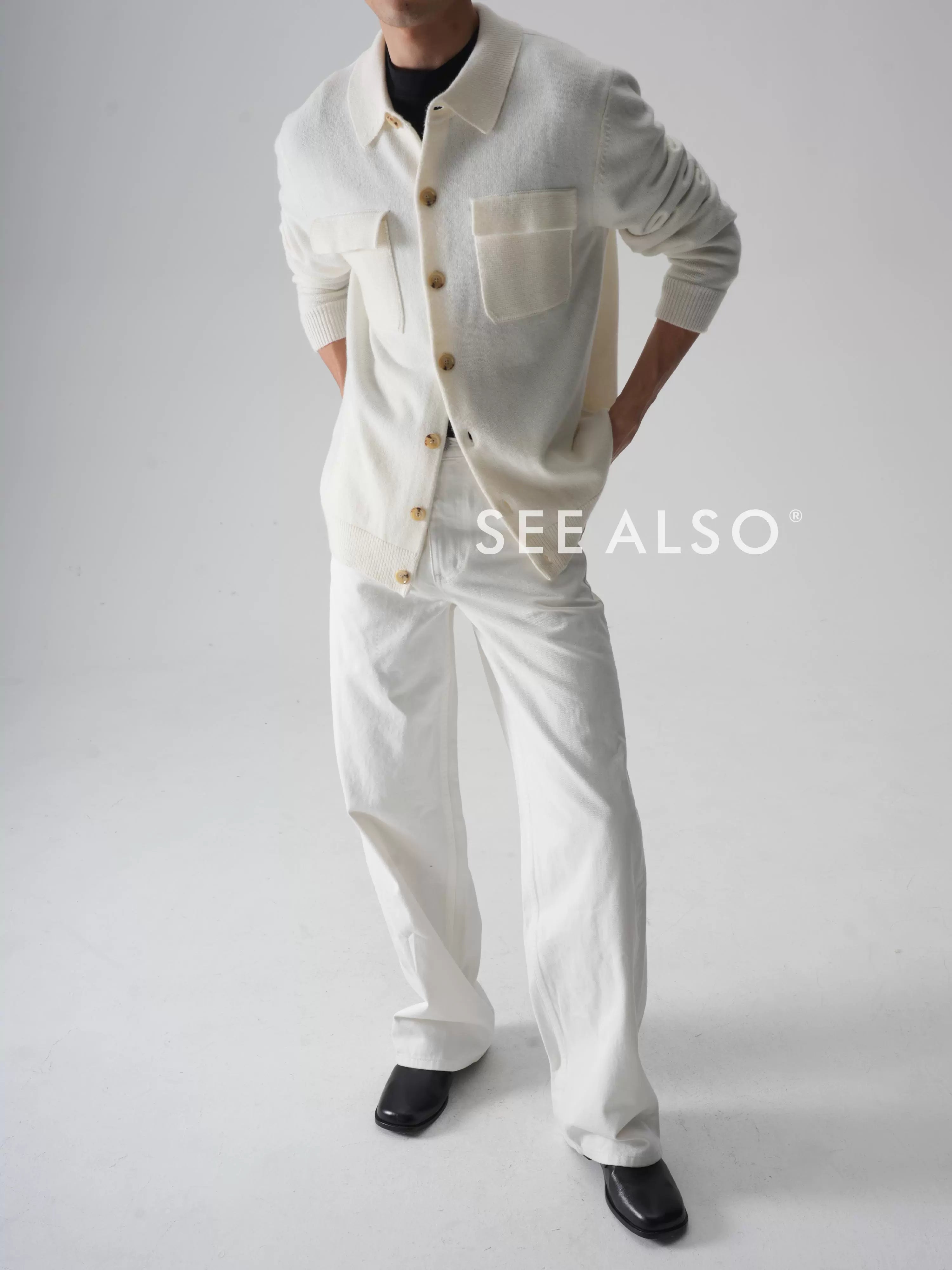 SEE ALSO Knitted Lapel Jacket Sweater